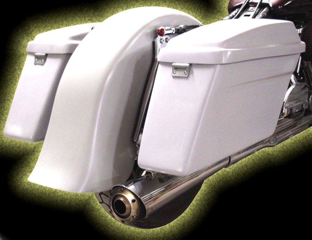 OUMURS Chrome Saddlebag Support Brackets For Harley Touring Electra Glide Road Glide Street Glide 2009-2013