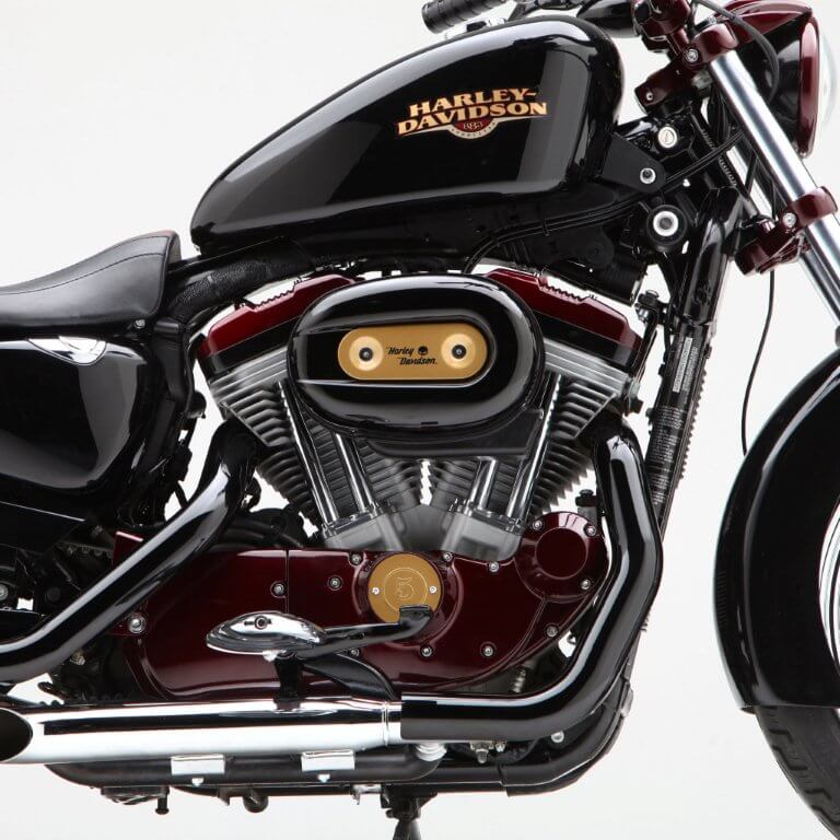 Taylor Sumax braided Custom cable de encendido acero inoxidable Harley sportster XL 07-20 