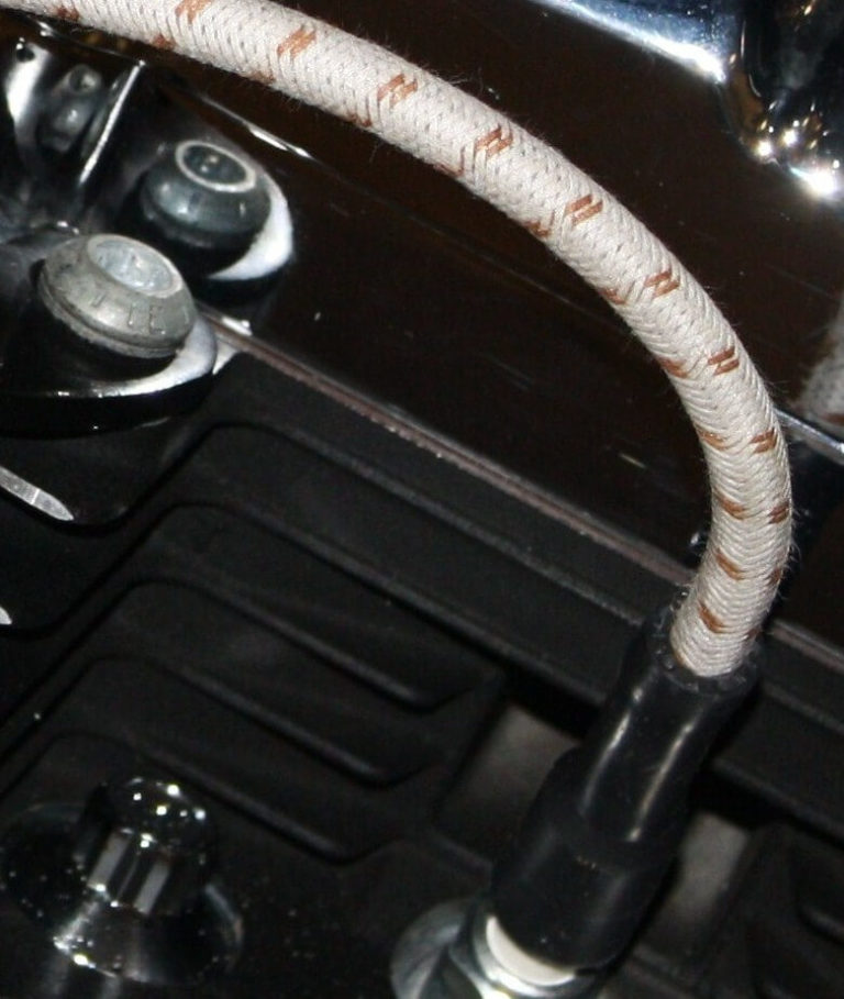 Vintage Style Universal Braided Cloth Spark Plug Wires (Kit) for all